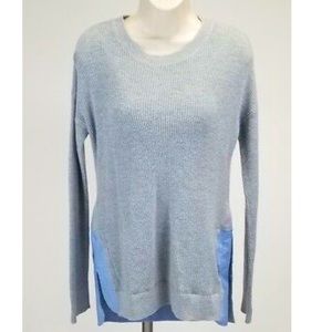 Treasure & Bond Layered Shirttail Pullover Sweater